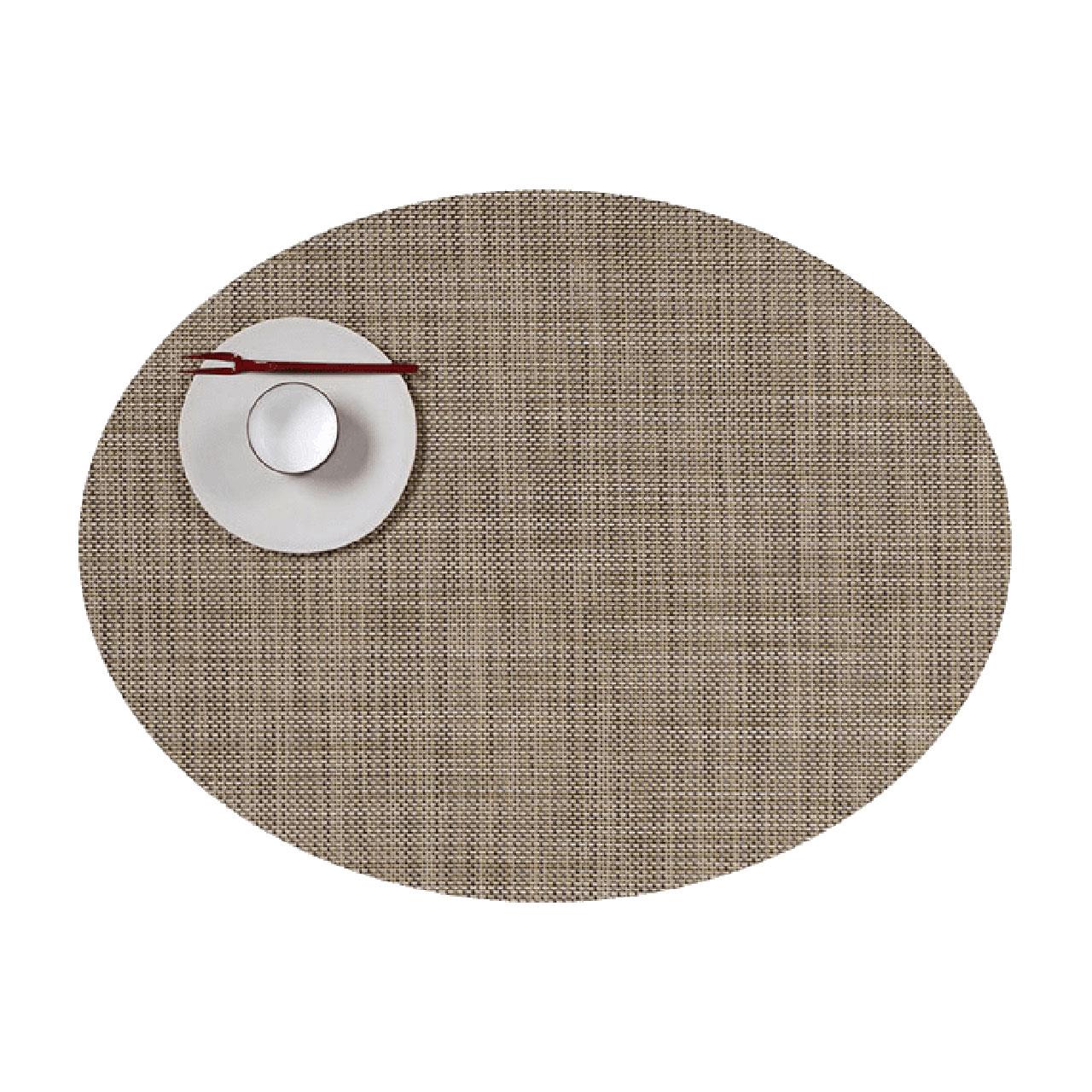 Placemat oval 36x49 cm linen