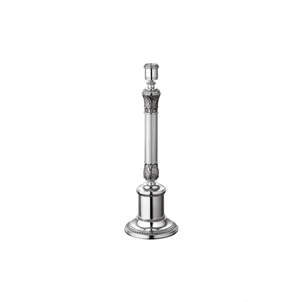 Candlestick 33 cm silver plated