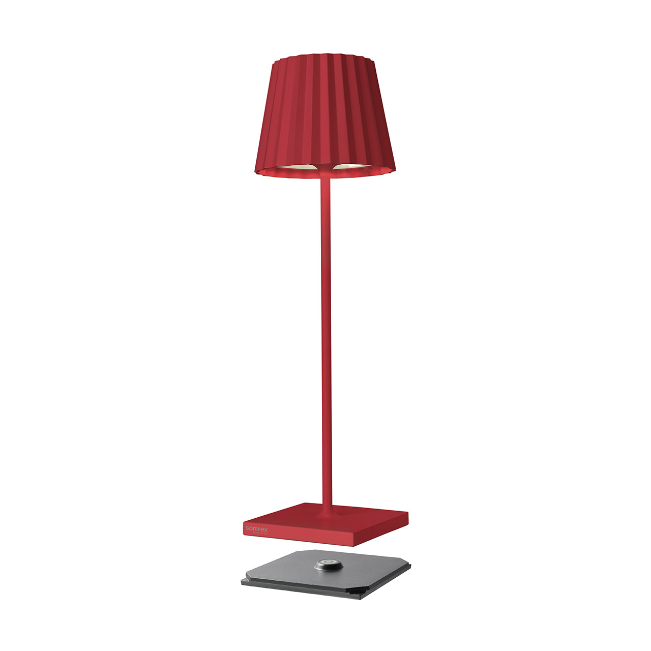 Table Lamp LED 38 cm dimmable red