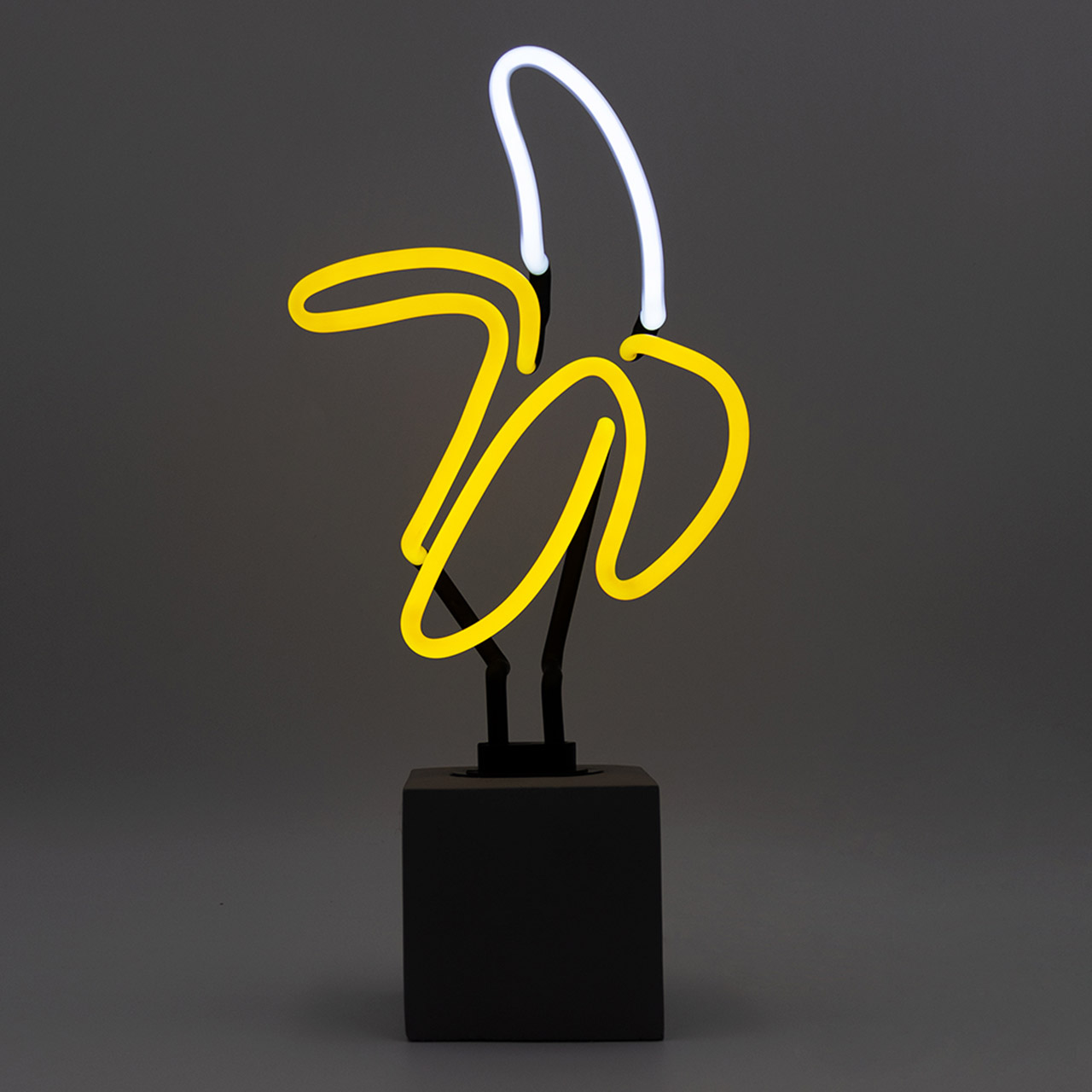 Neon table lamp - banana