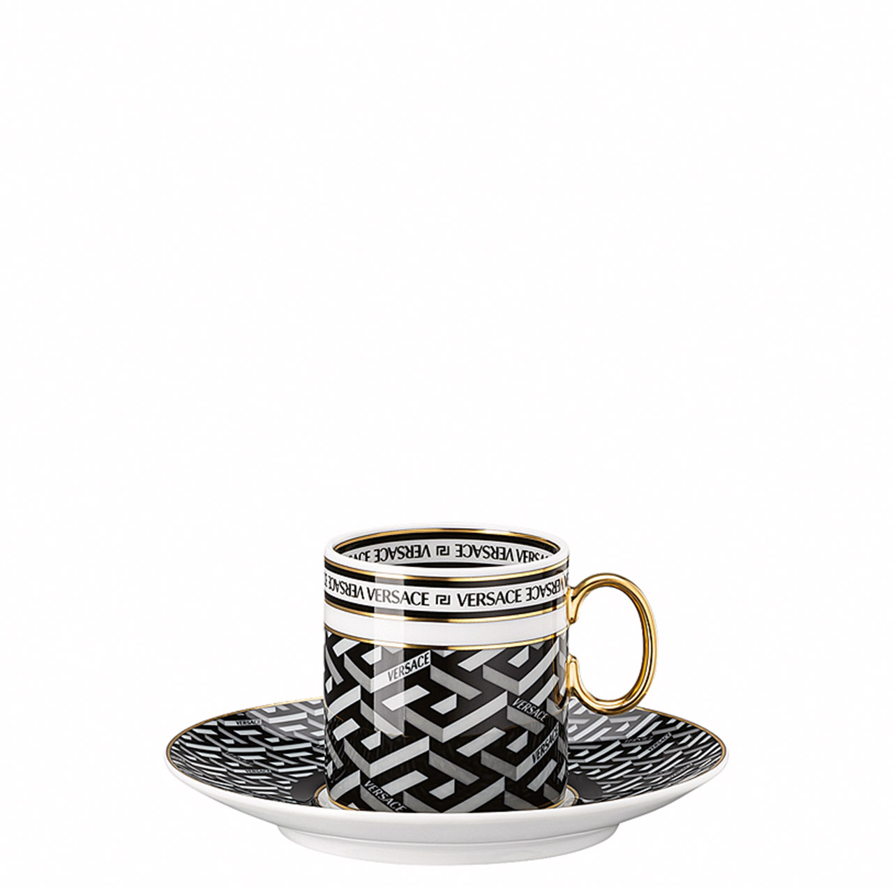 Espresso Cup w. Saucer 0.10 l black