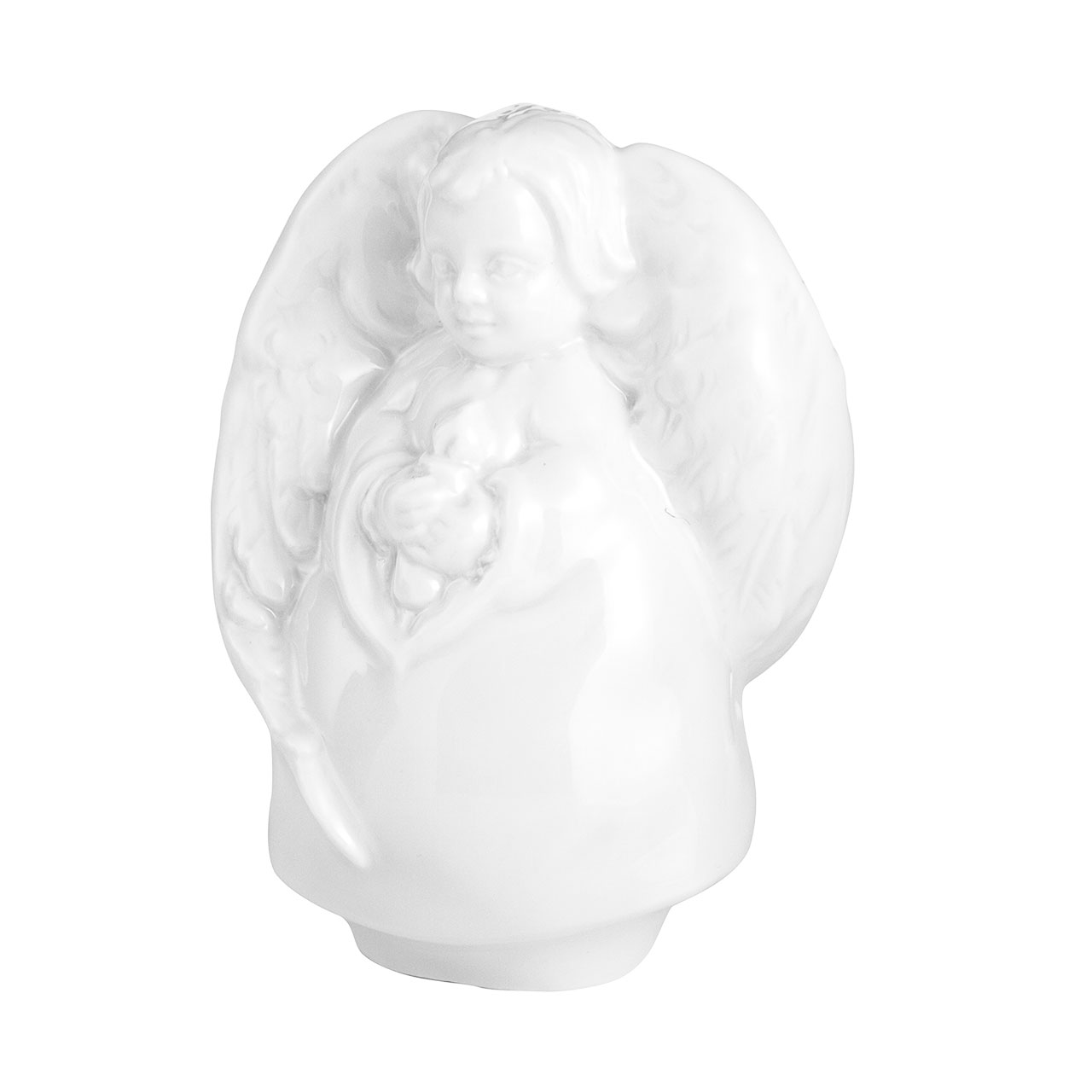 Christmas angel with candle h 6.5 cm