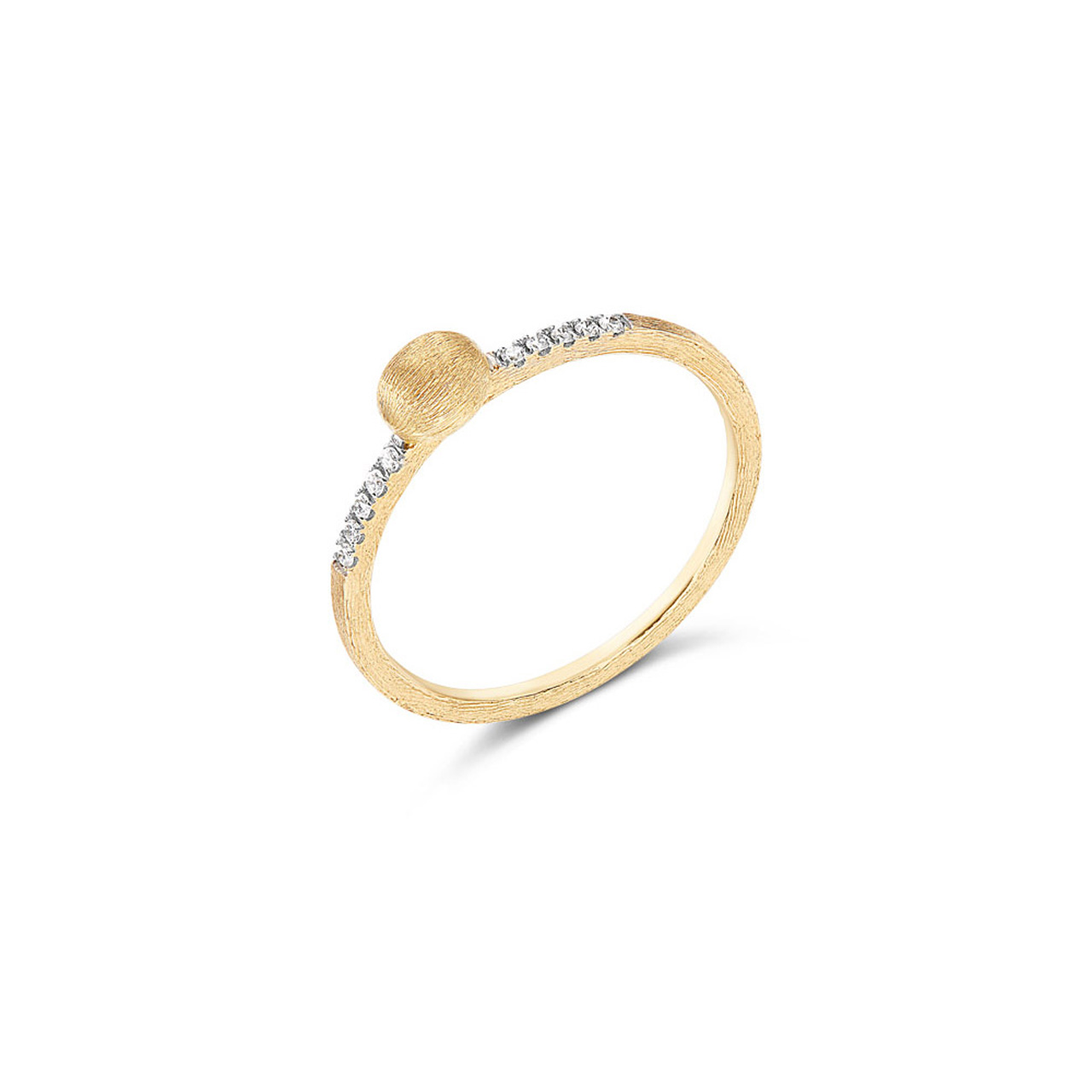 Ring 750/- Gelbgold Diamanten 0,05 ct W54