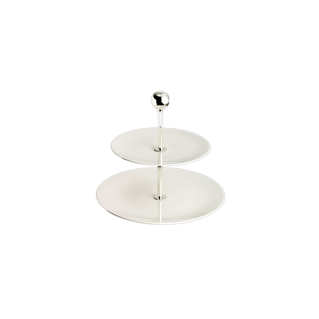 Etagere with plate 16/21 cm