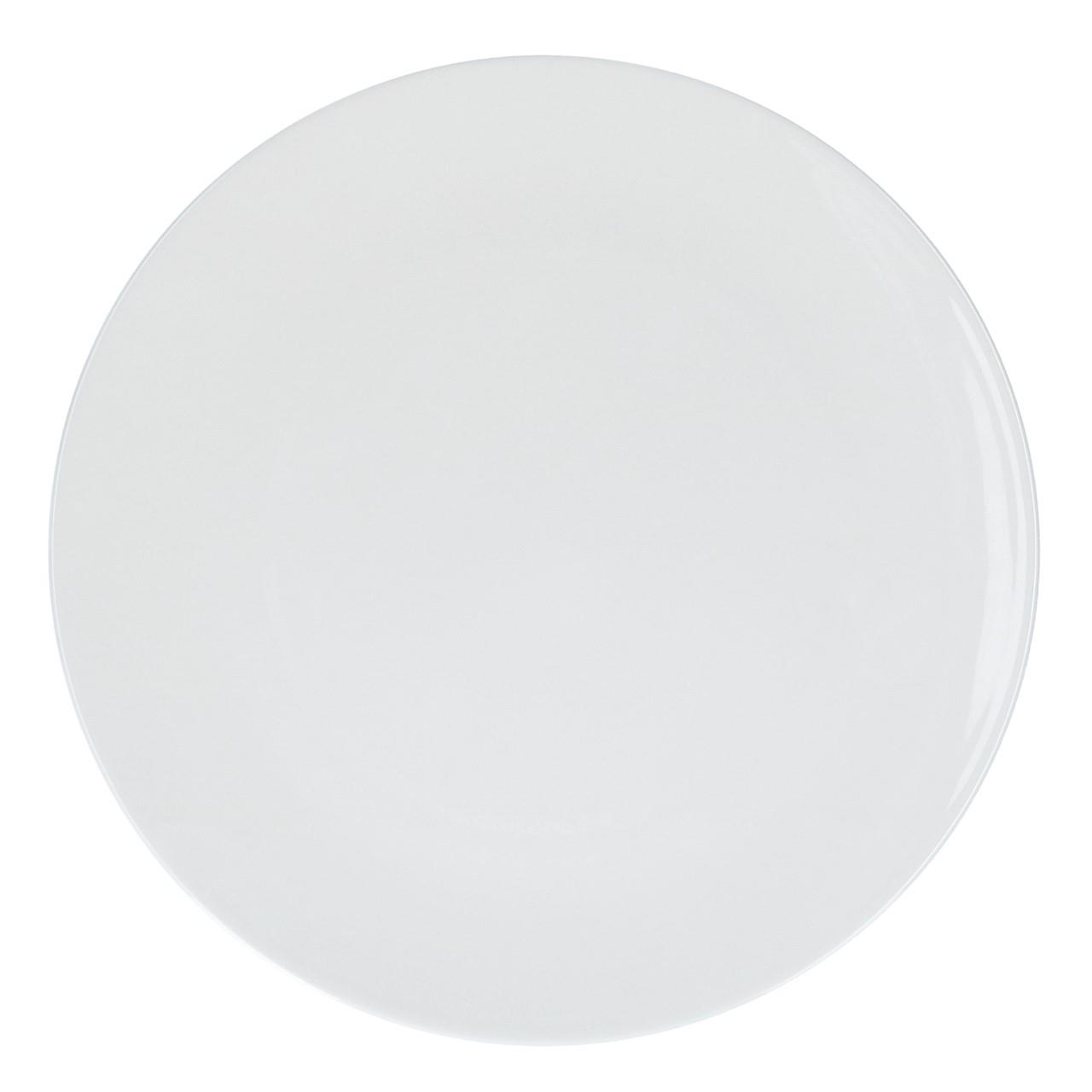 Presentation plate 32 cm light grey