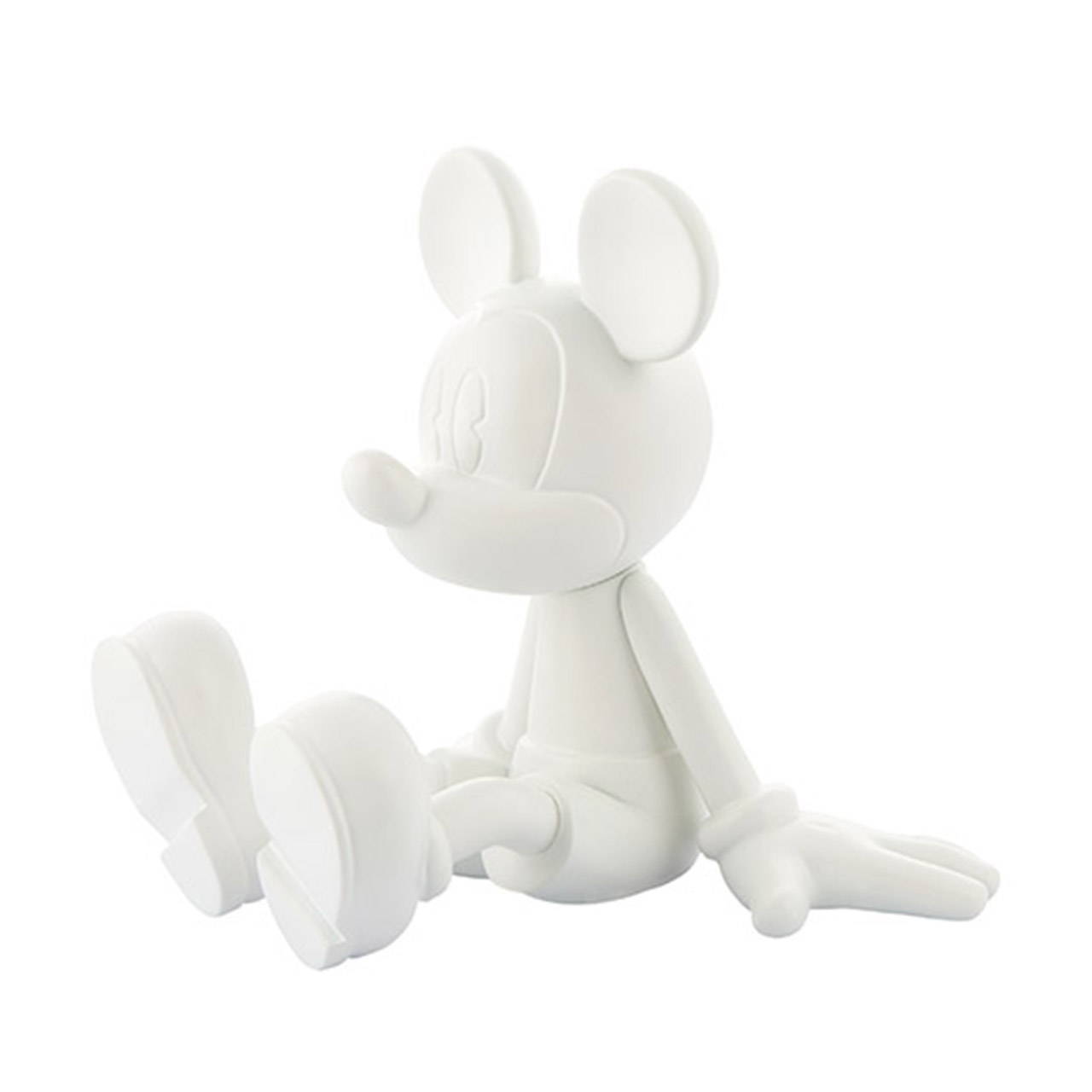 Mickey sitting 12 cm matt white by Marcel Wanders