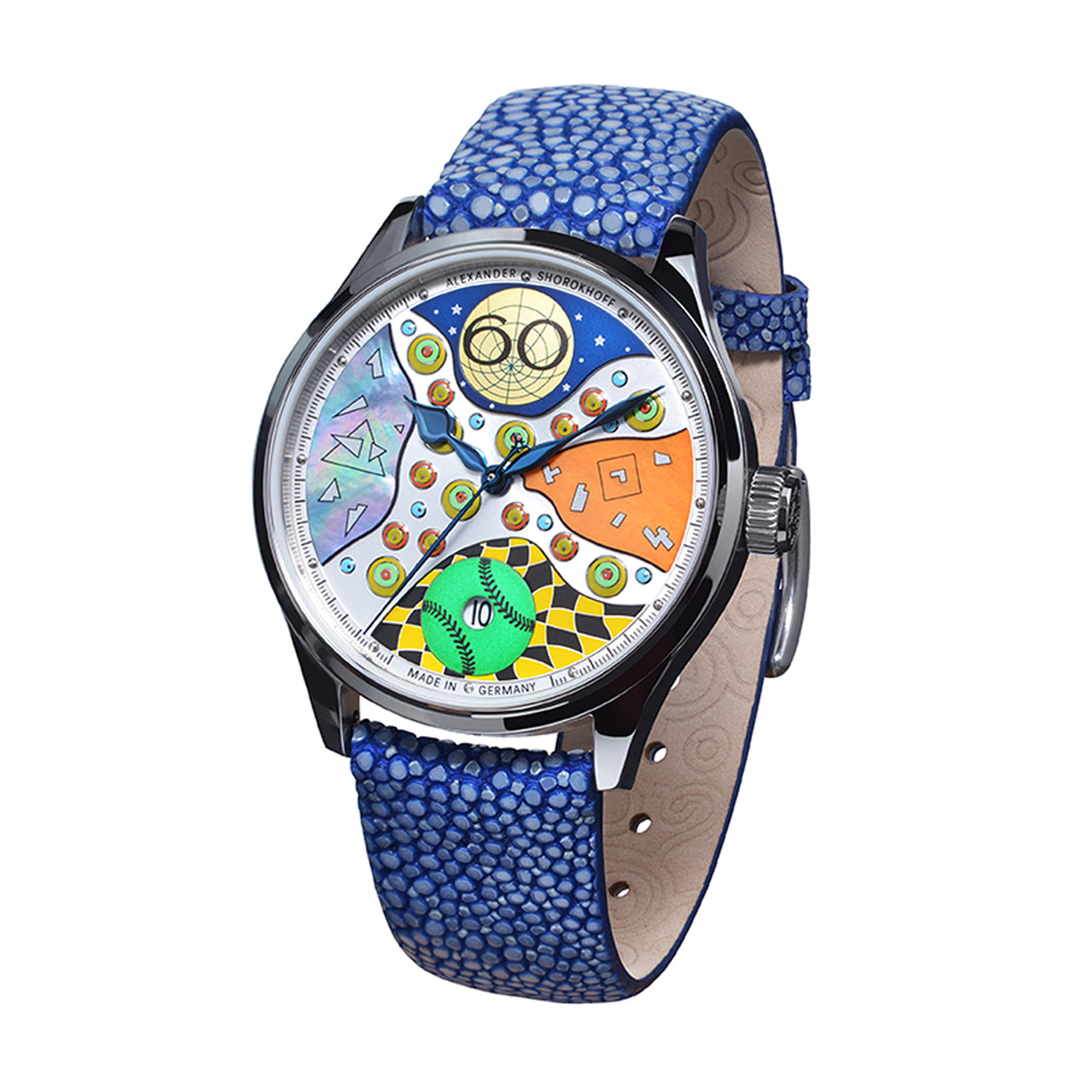 Watch Crazy Balls automatic blue limited