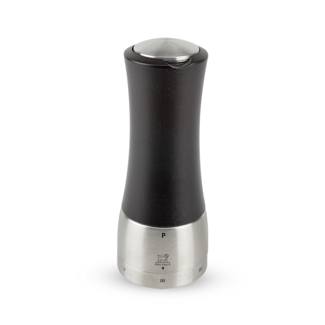 Pepper Mill 16 cm stainless steel/choco