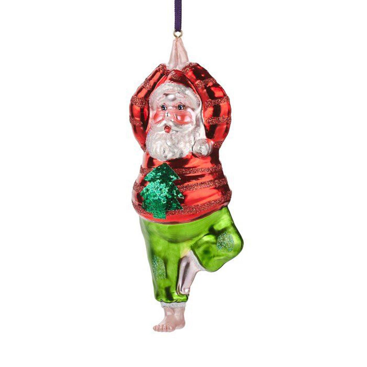 Hanger Yoga Santa Tree Pose red/green