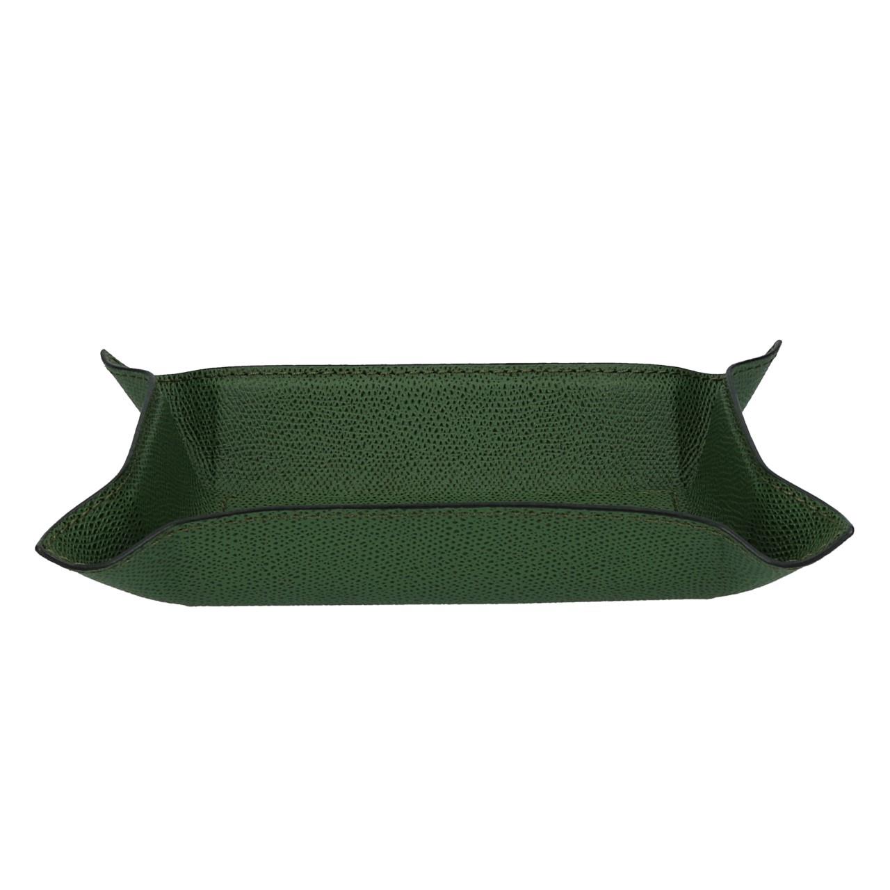 Rectangular Valet Tray small, Golf green, Stitching green