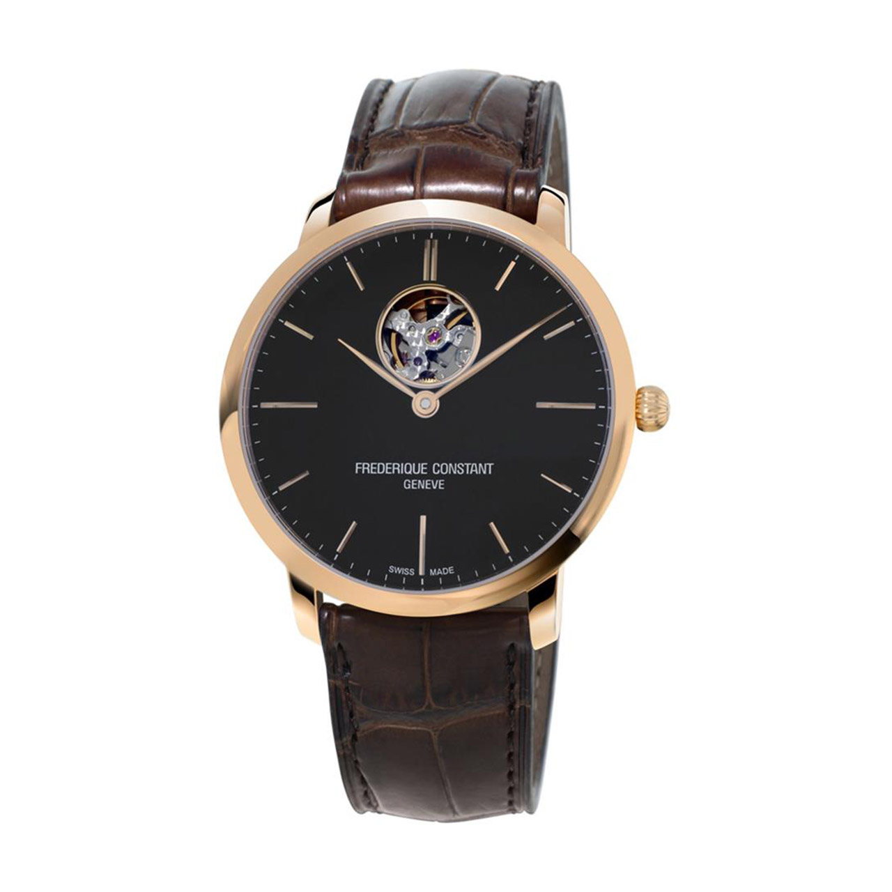 Watch Slimline Stainless Steel Gold-Plated Automatic