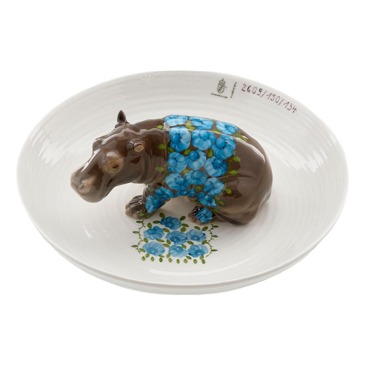 Bowl with Hippo 25 cm