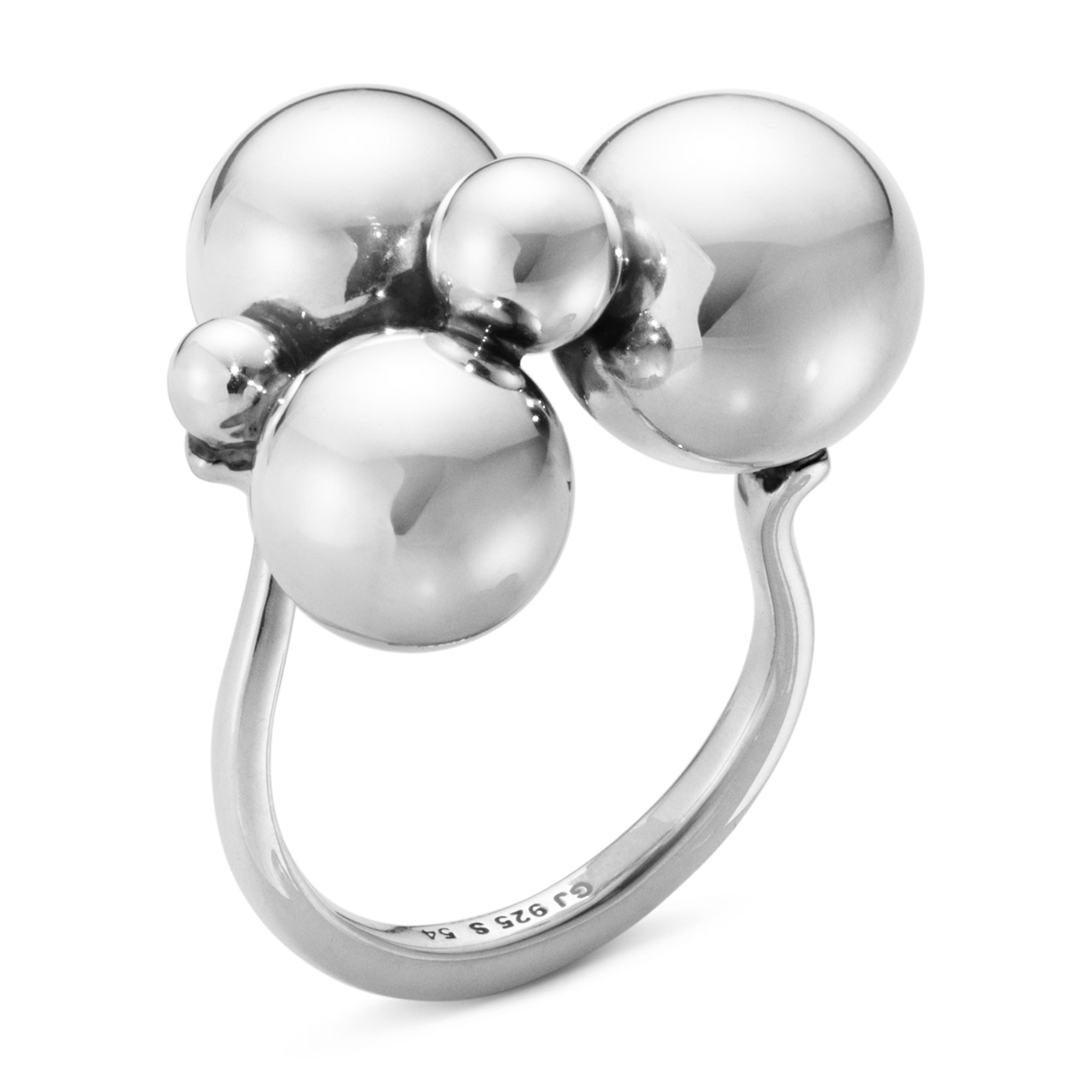 Georg Jensen 'Moonlight Grapes', Ring Sterlingsilber 925 W48