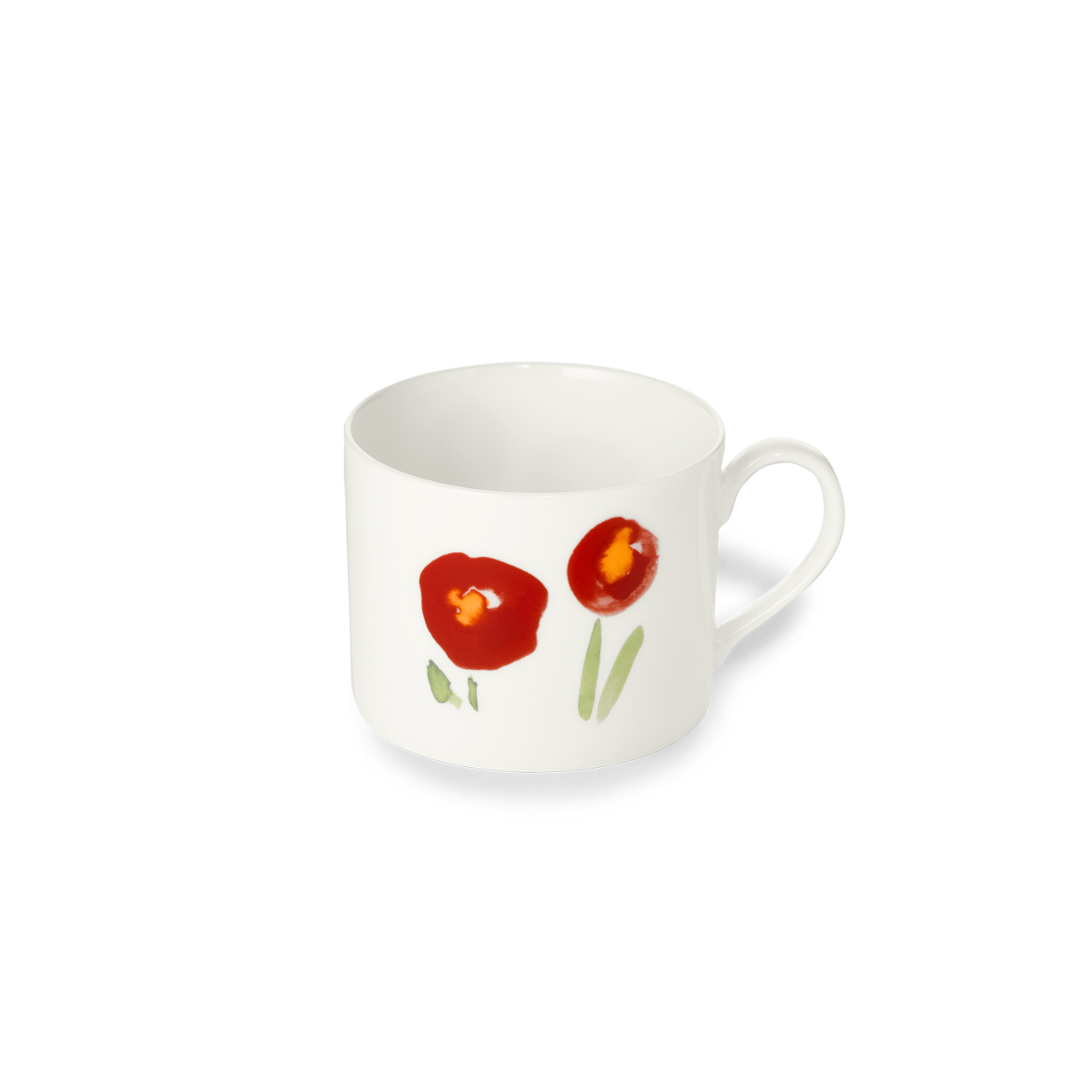 Kaffeetasse zylindrisch 0,25 l Mohn