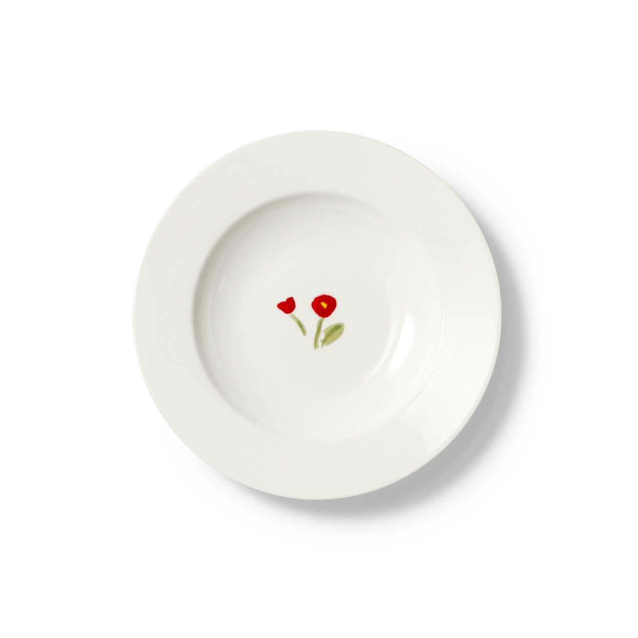 Soup plate 23 cm red