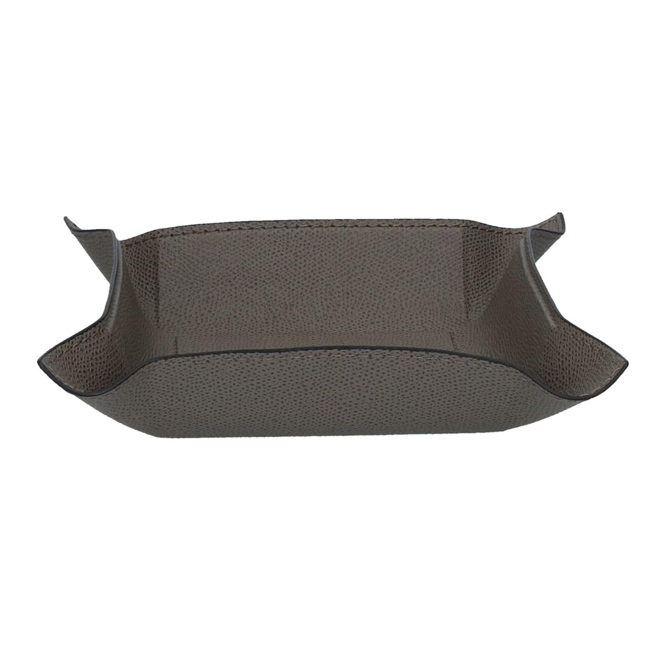 Square Valet Tray medium, Golf smoke, Stitching smoke