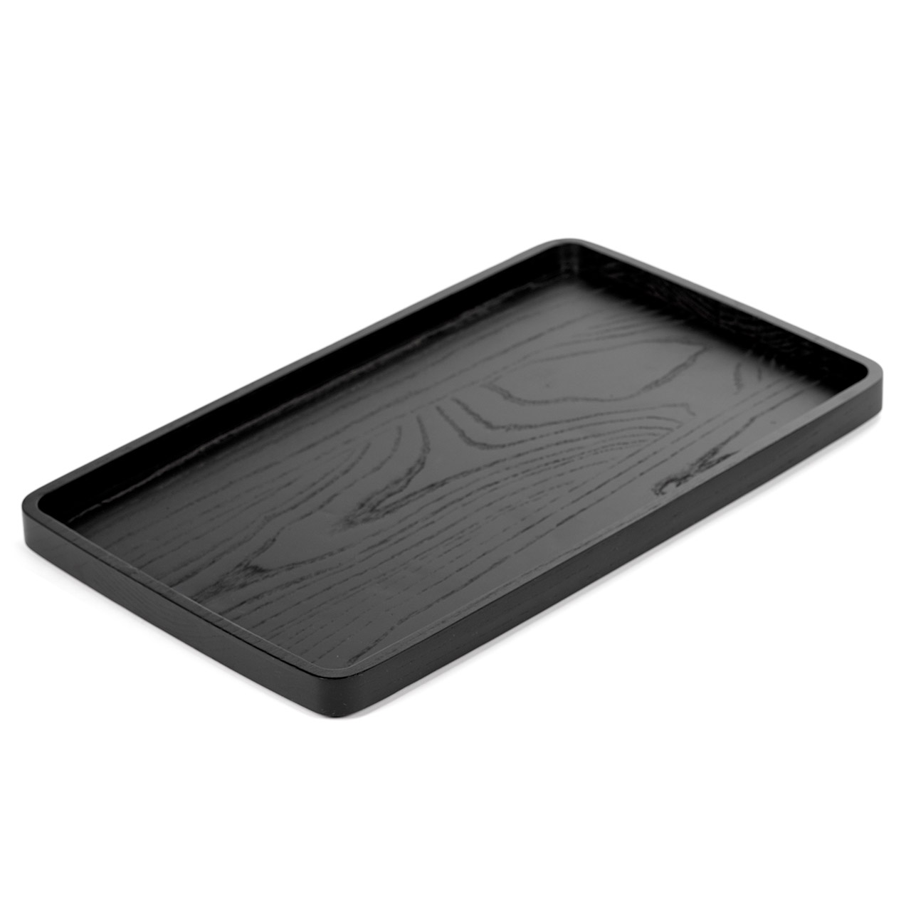 Tray rectangular 45x27 cm black