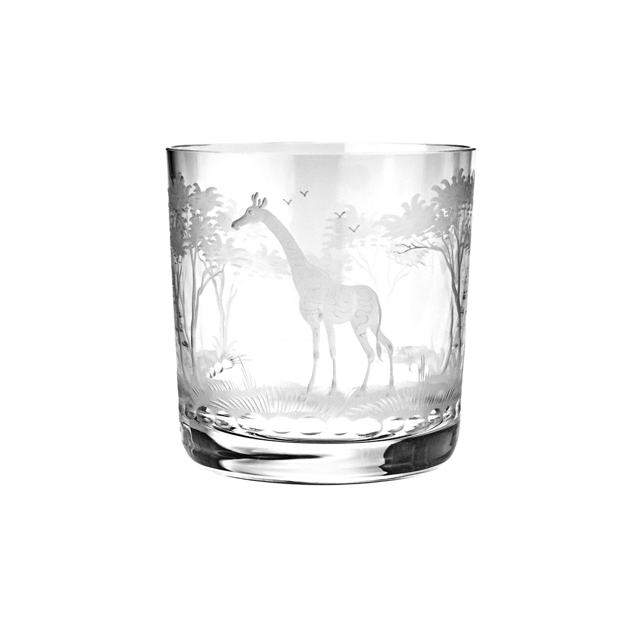 Whiskybecher Giraffe 99 mm klar