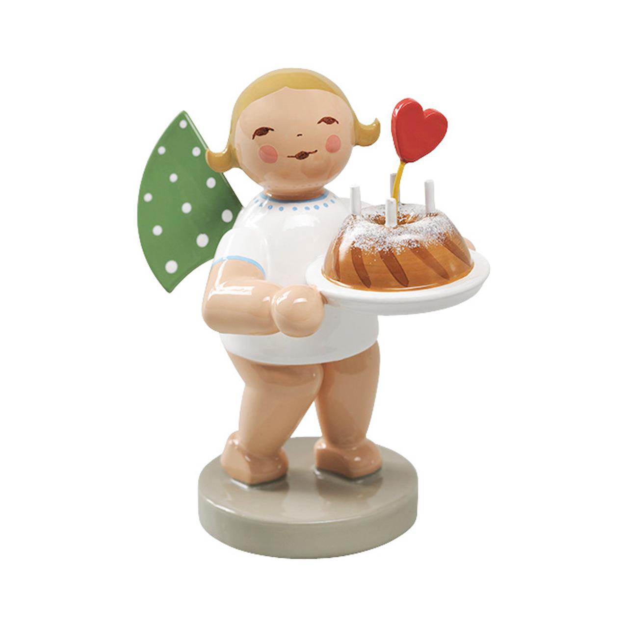 Angel with Cake and Heart