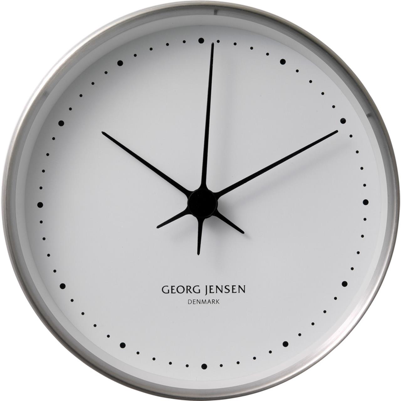 Wall Clock 22 cm steel/white