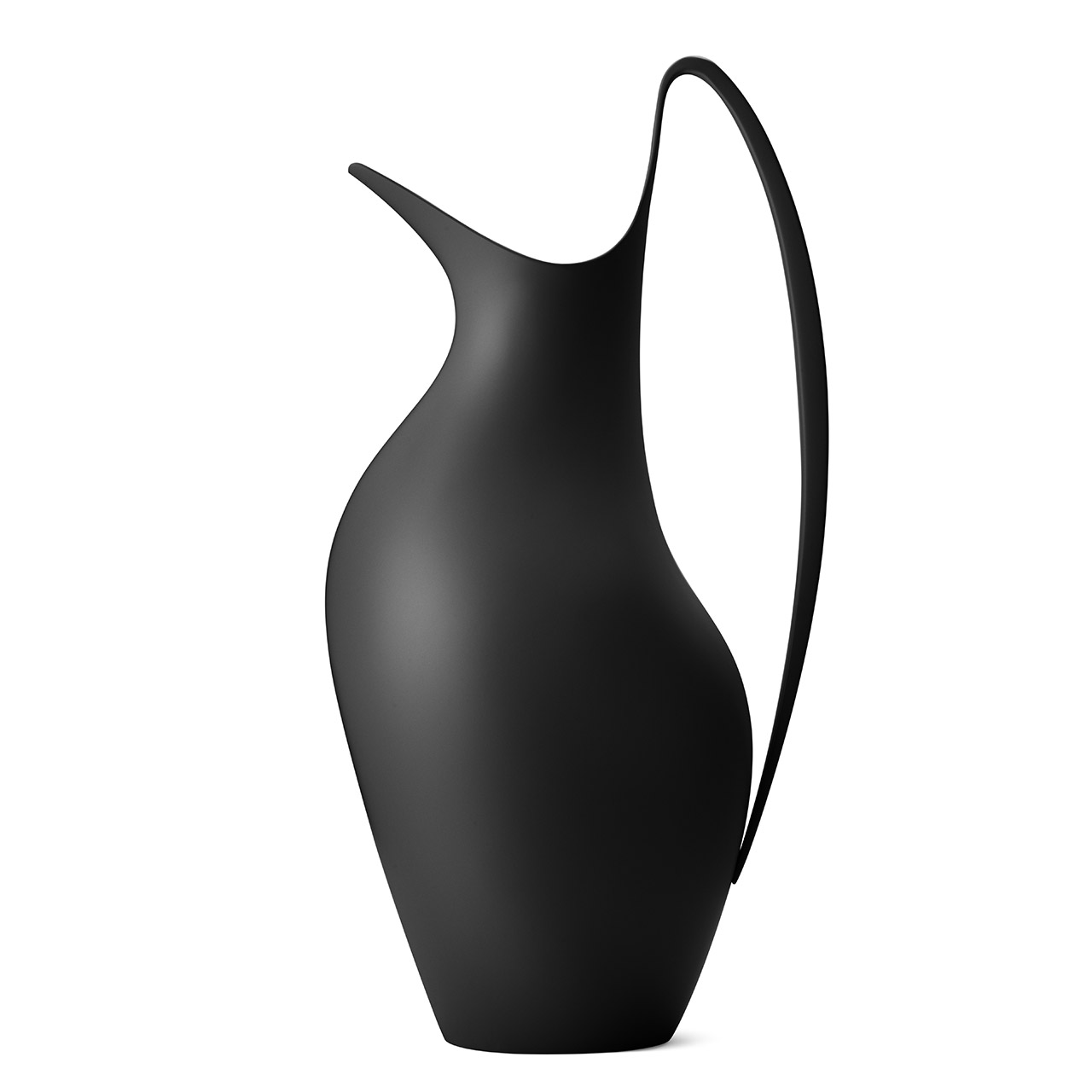 Jug 1.20 l stainless steel black