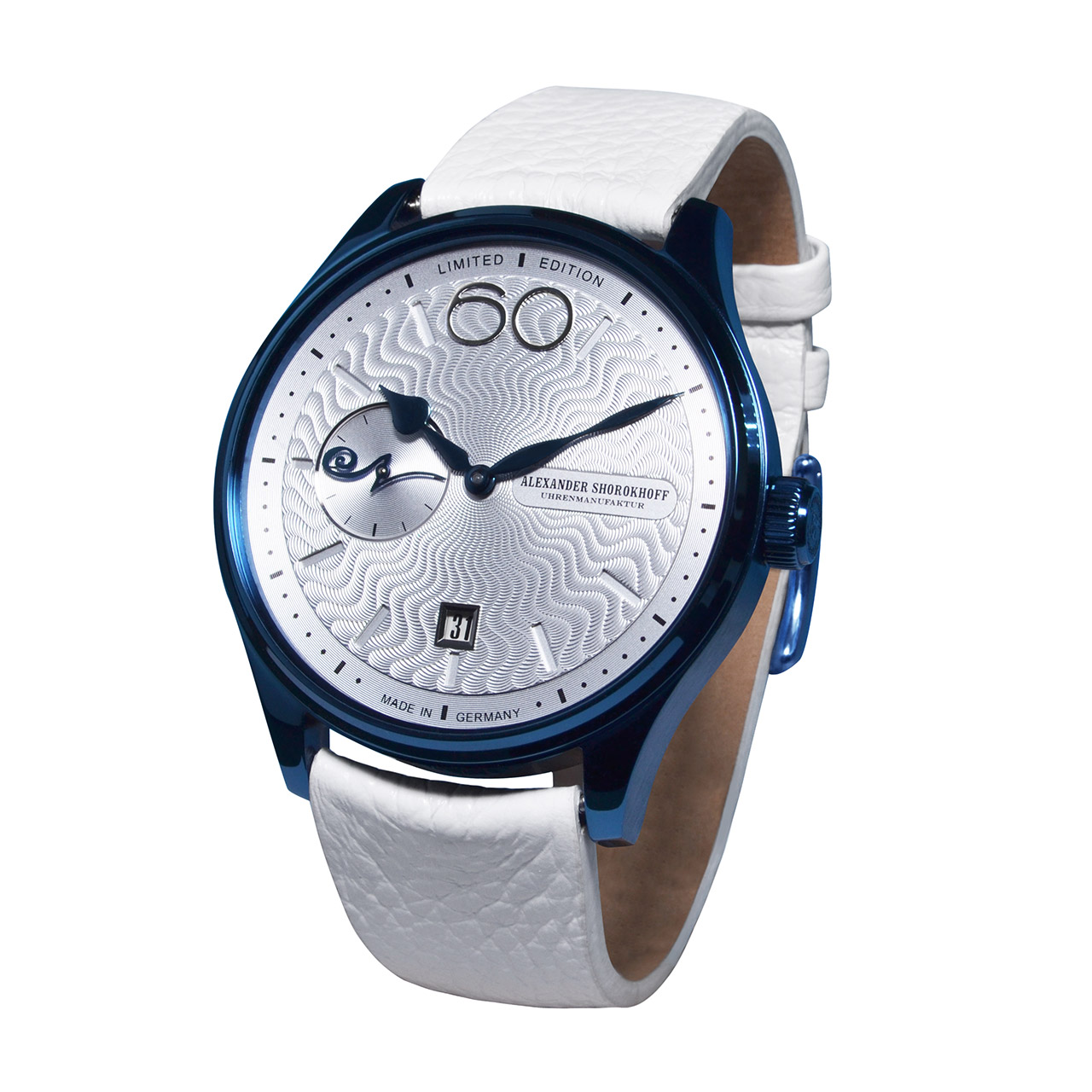 Watch Neva hand-wound IP blue