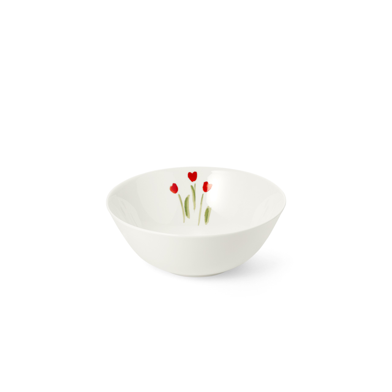 Bowl round 21 cm red