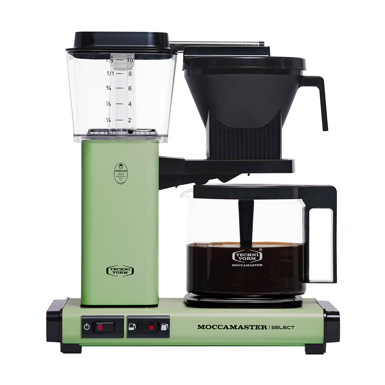 Coffee maker pastel green