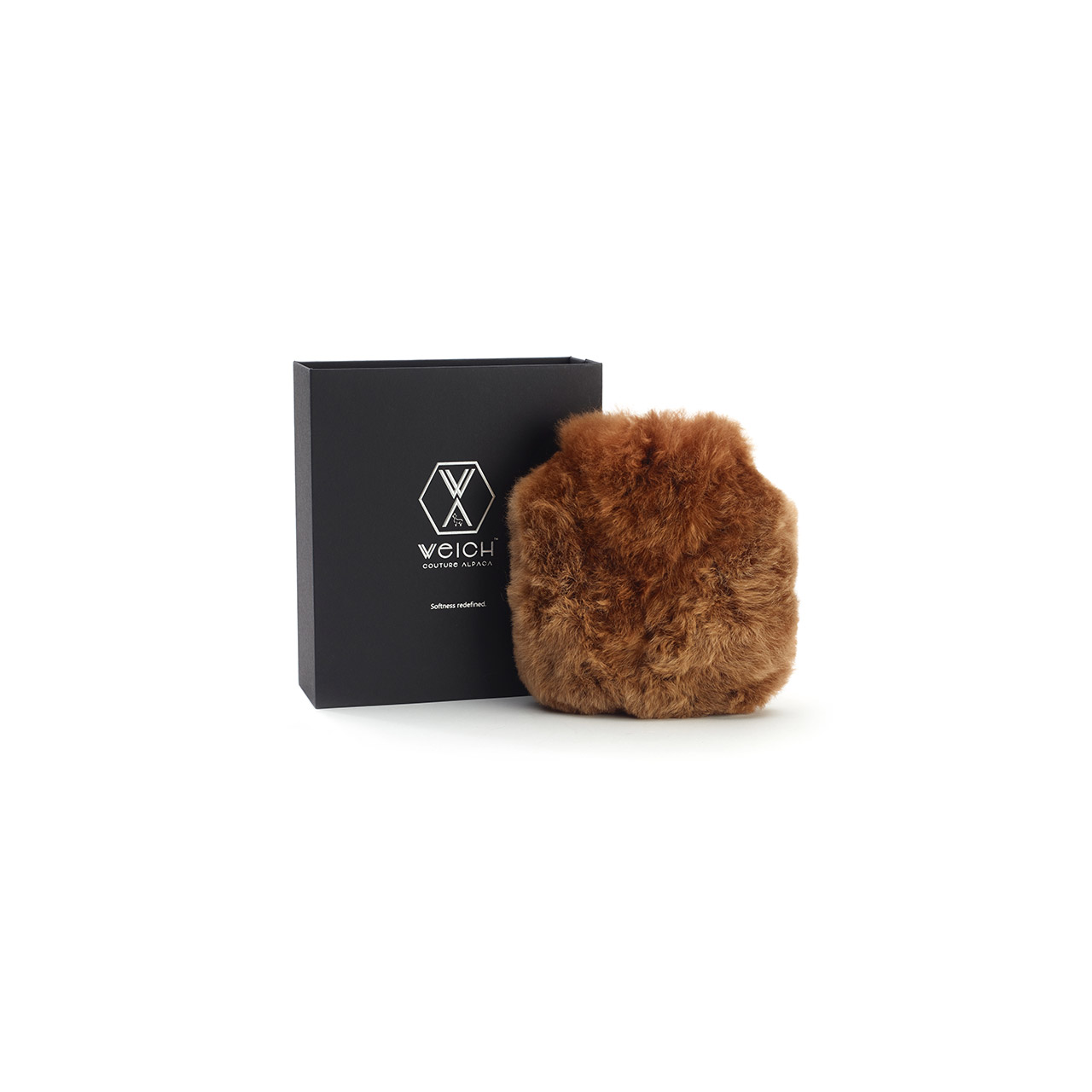 Hot Water Bottle Alpaca-Fur 0.2 l gold