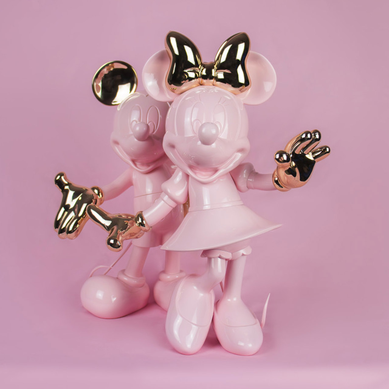 Minnie Welcome 31 cm rosa/gold