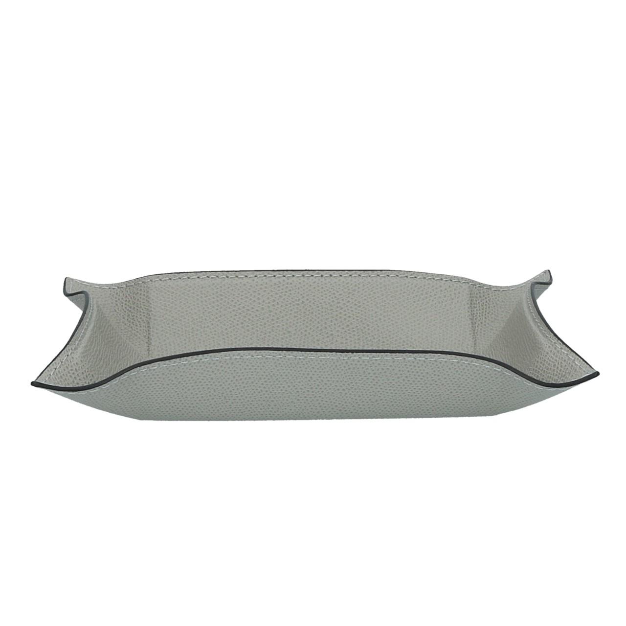 Rectangular Valet Tray small, Golf grey, Stitching grey