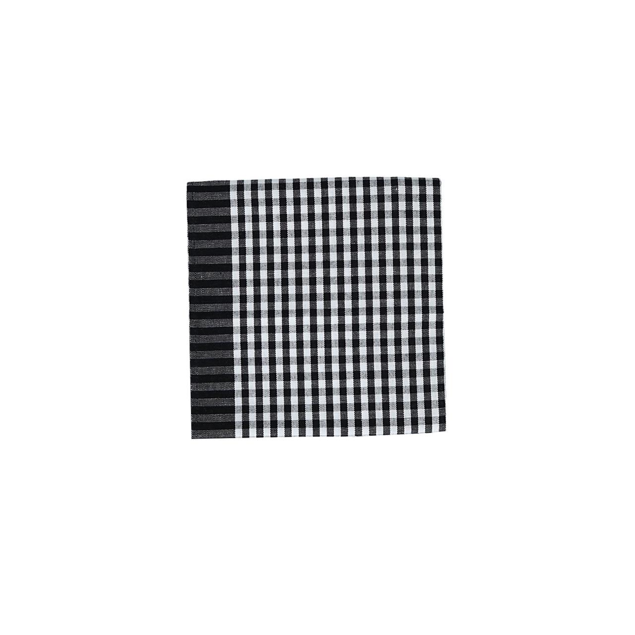 Kitchen Towel 50x70 cm Check small black