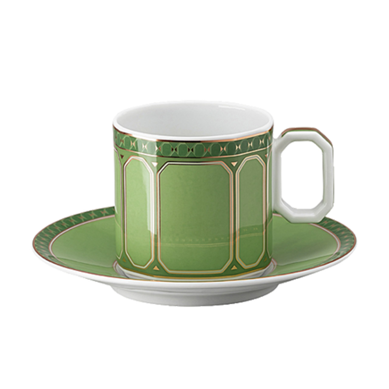 Espresso Cup w. Saucer 0.08 l fern