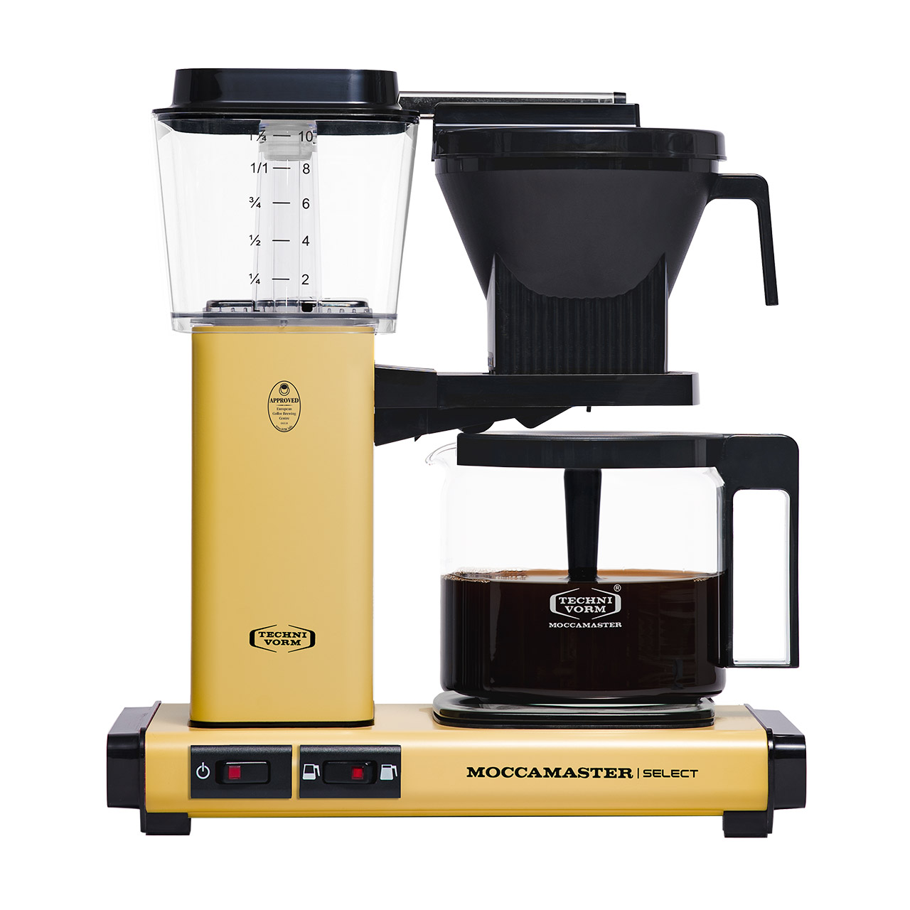 Coffee maker pastel yellow