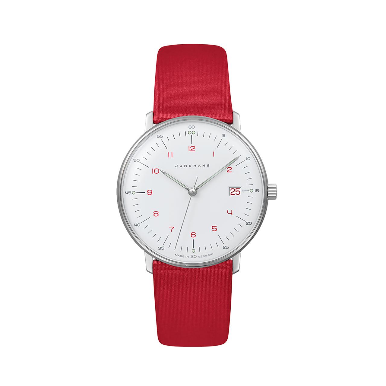 Armbanduhr Max Bill Damen rot