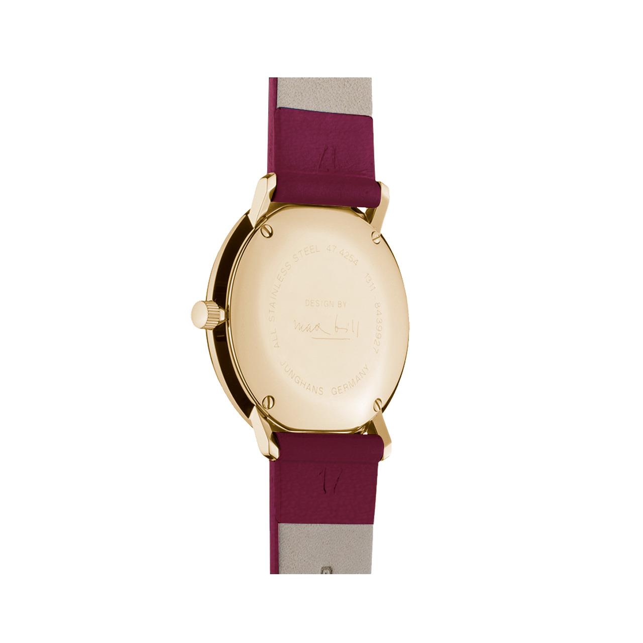 Watch Max Bill Ladies gold plated Quarz