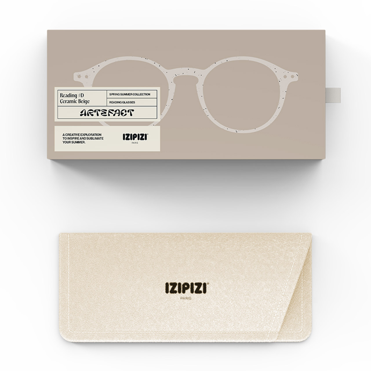 Lesebrille Ceramic Beige +2.50