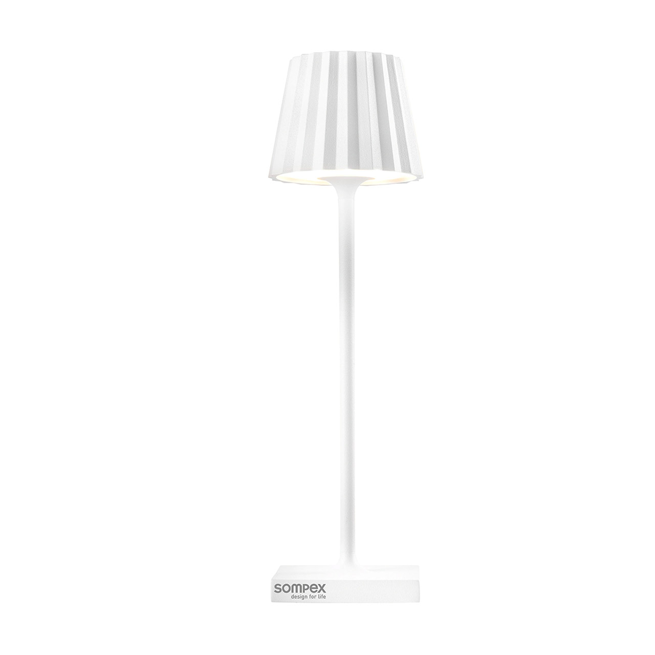 Tischlampe LED 21 cm dimmbar weiß