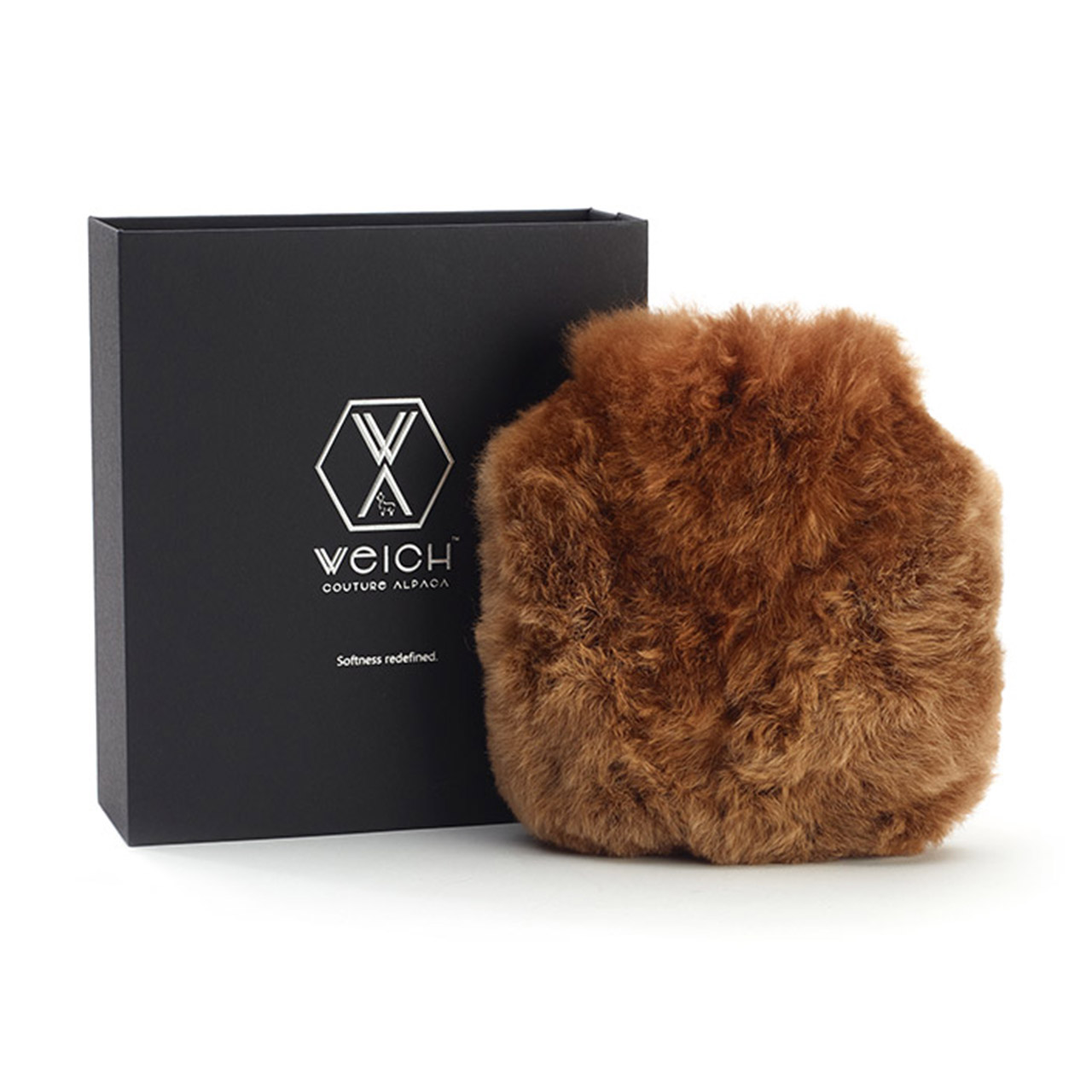 Hot Water Bottle Alpaca-Fur 0.2 l gold