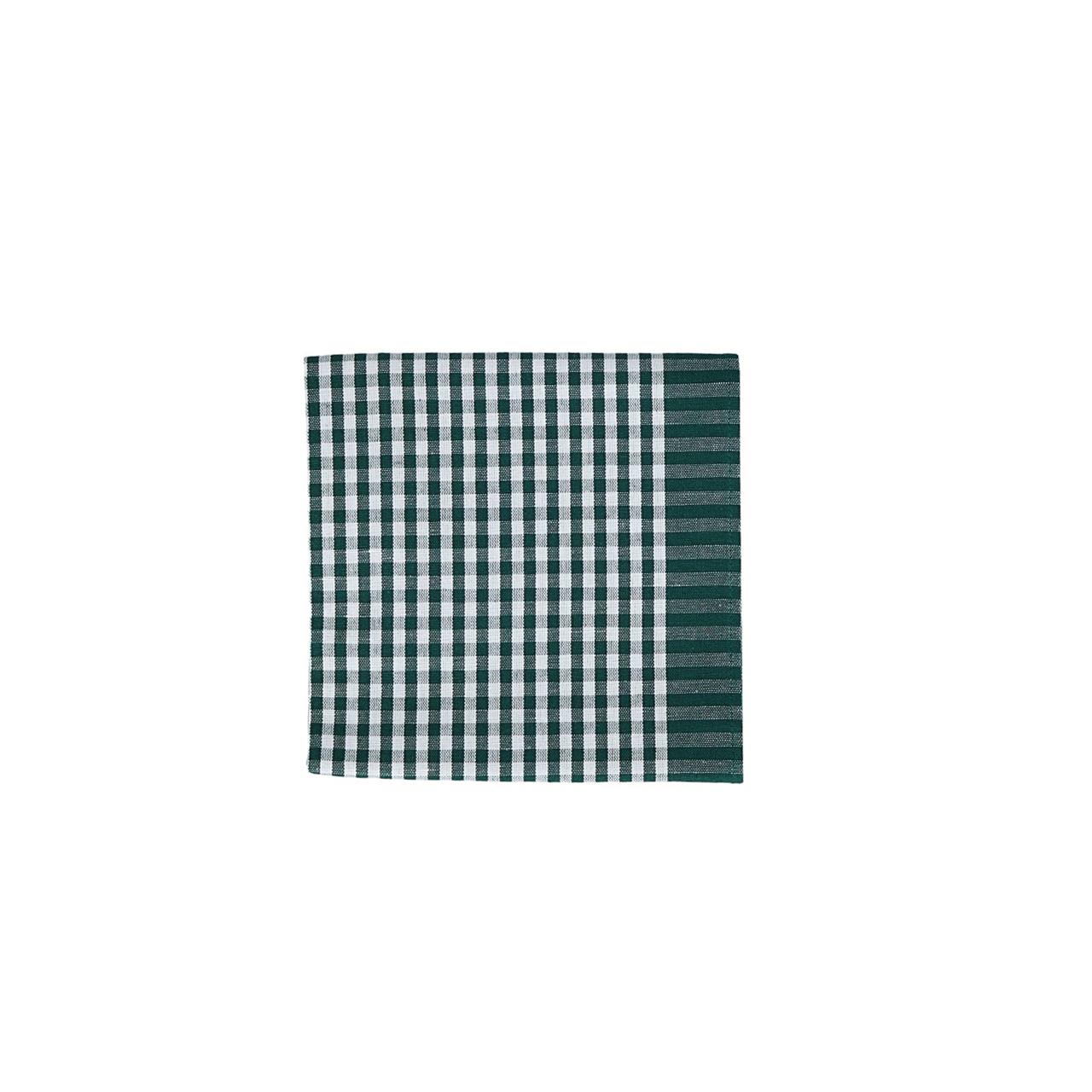 Kitchen Towel 50x70 cm Check small dark green