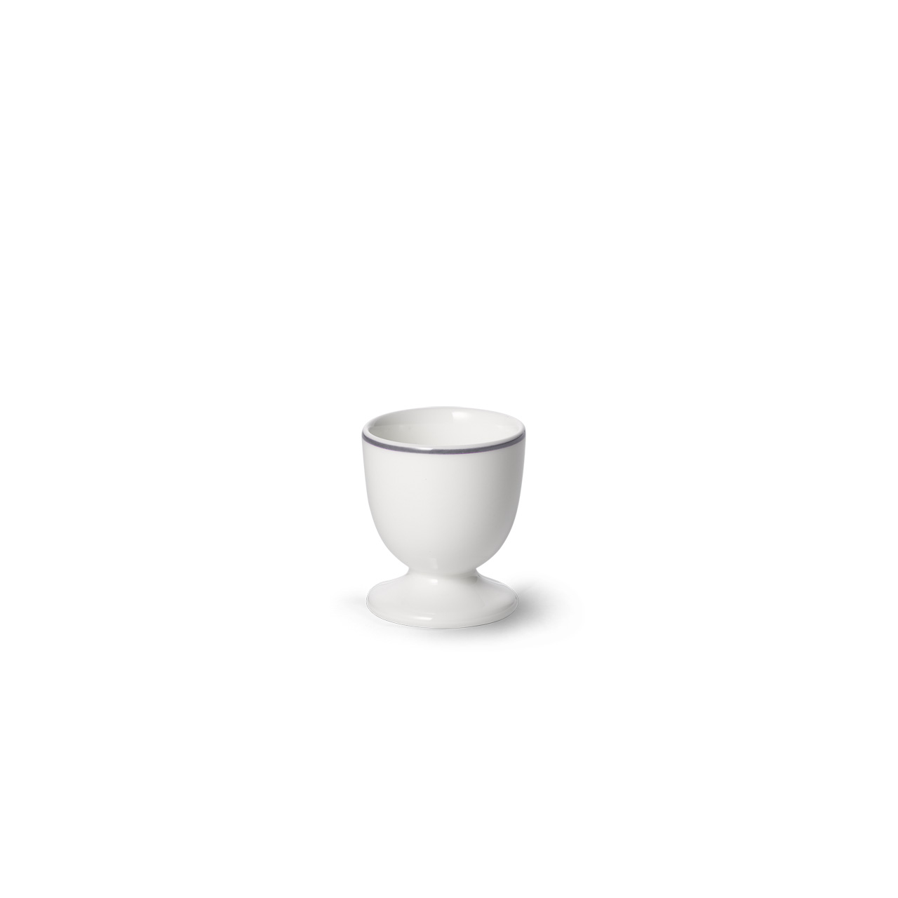 Egg cup footed gray