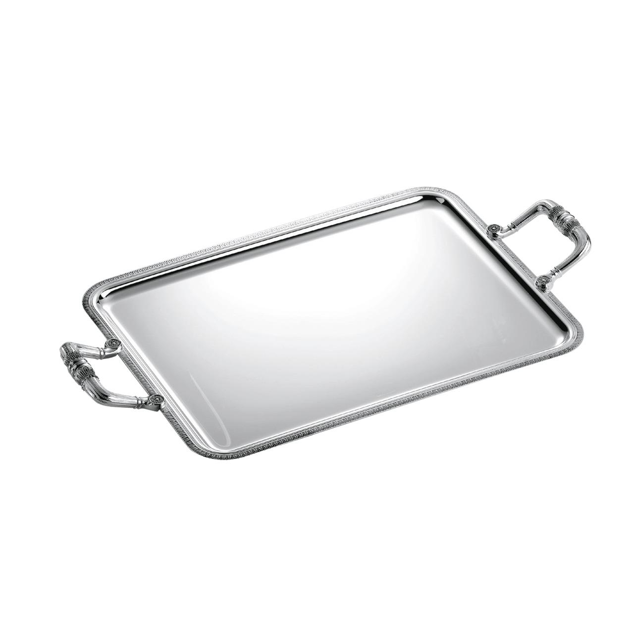 Tray rectangular 43x31 cm silver plated