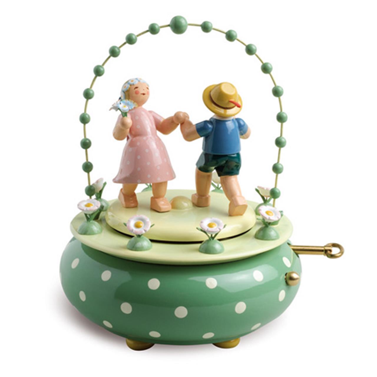 Music Box "Two Dancers in the Garden", 'Blumenwalzer'