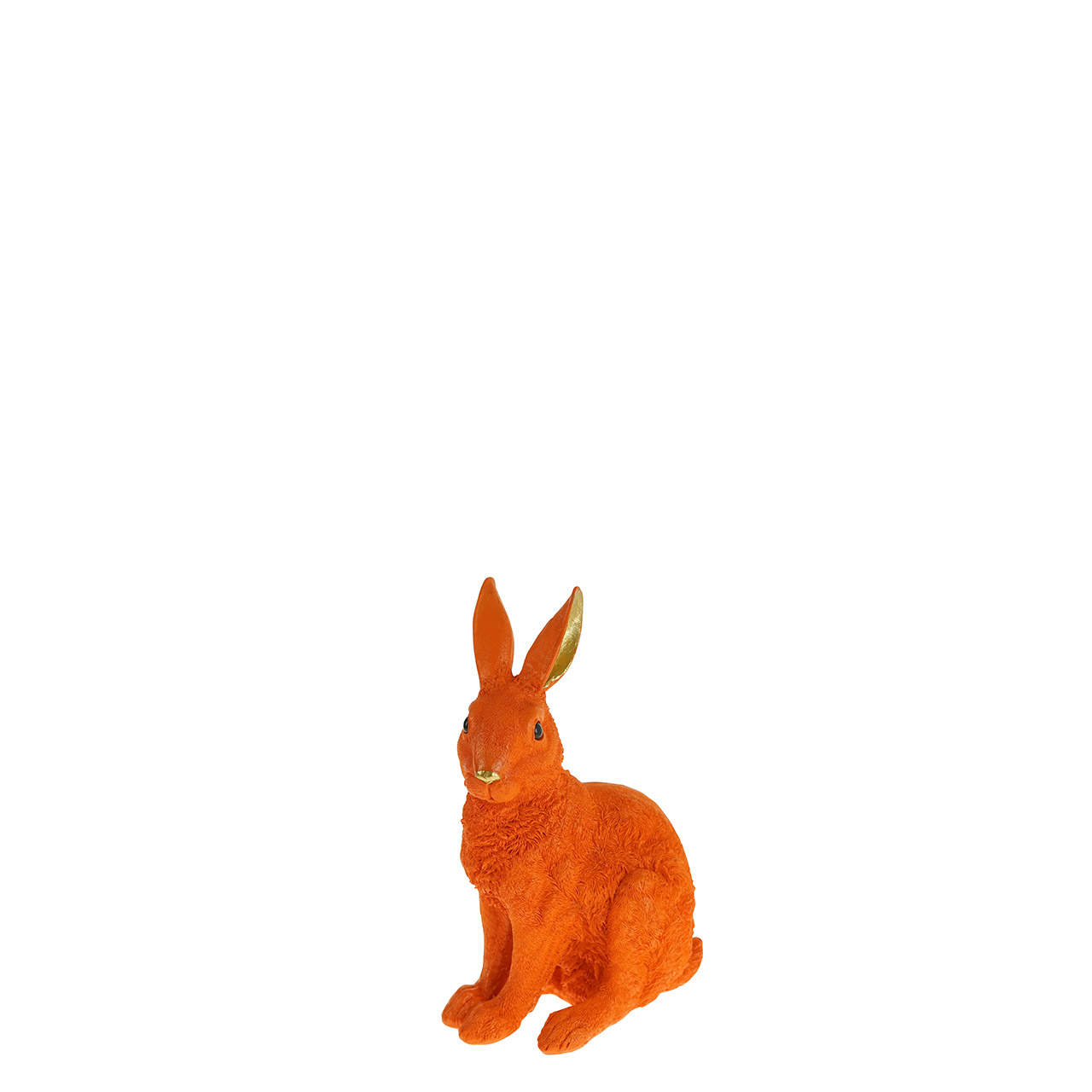 Rabbit sitting 22.5x15x34 cm orange