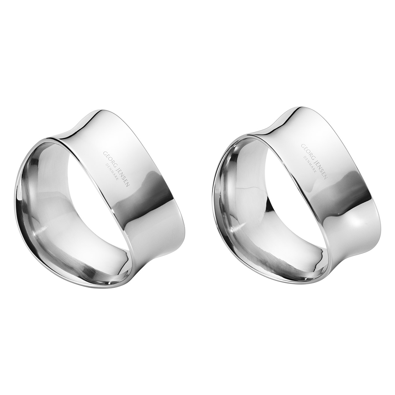 Napkin Rings 2 pcs. stainless steel