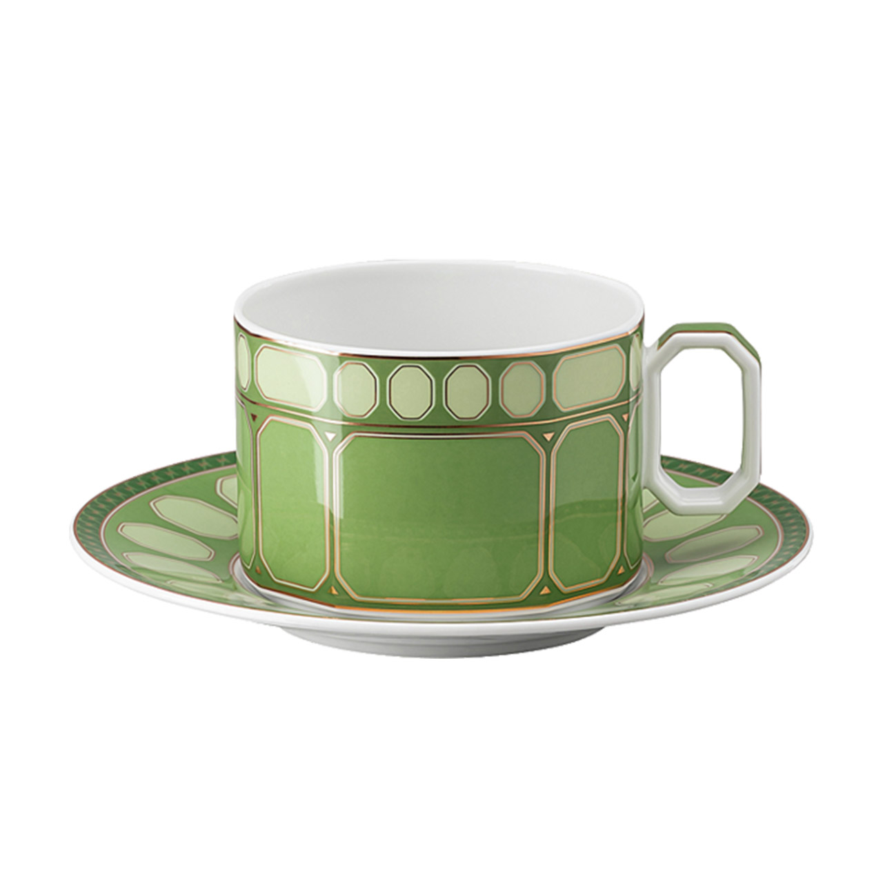 Tea Cup w. Saucer 0.26 l fern