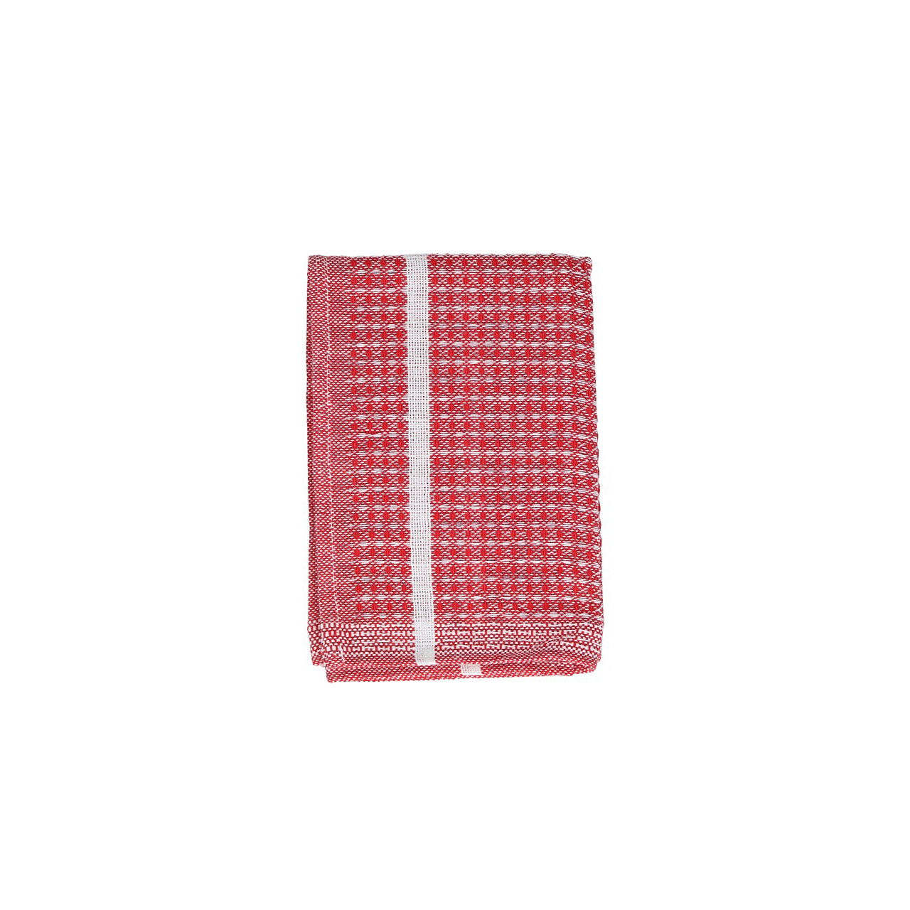 Dishtowel 41x36 cm Waffle Tissue red