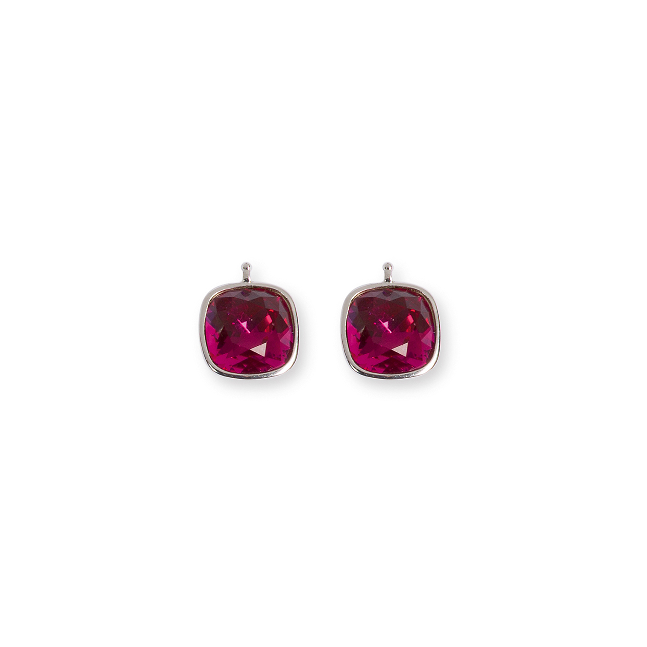 Einhängerpaar 30 fuchsia Sterlingsilber 925 silber