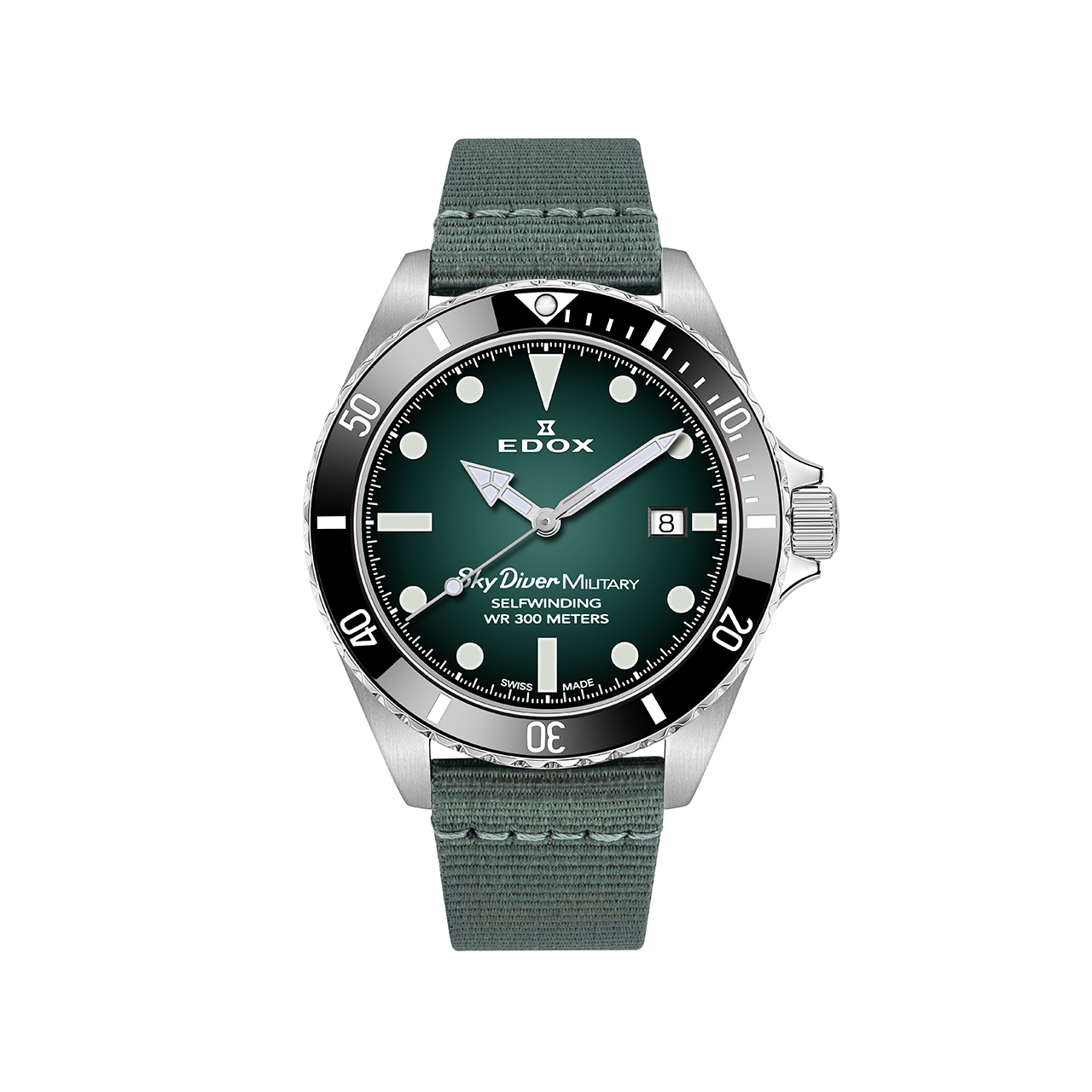 Watch SkyDiver Military green Automatic Limited Edition