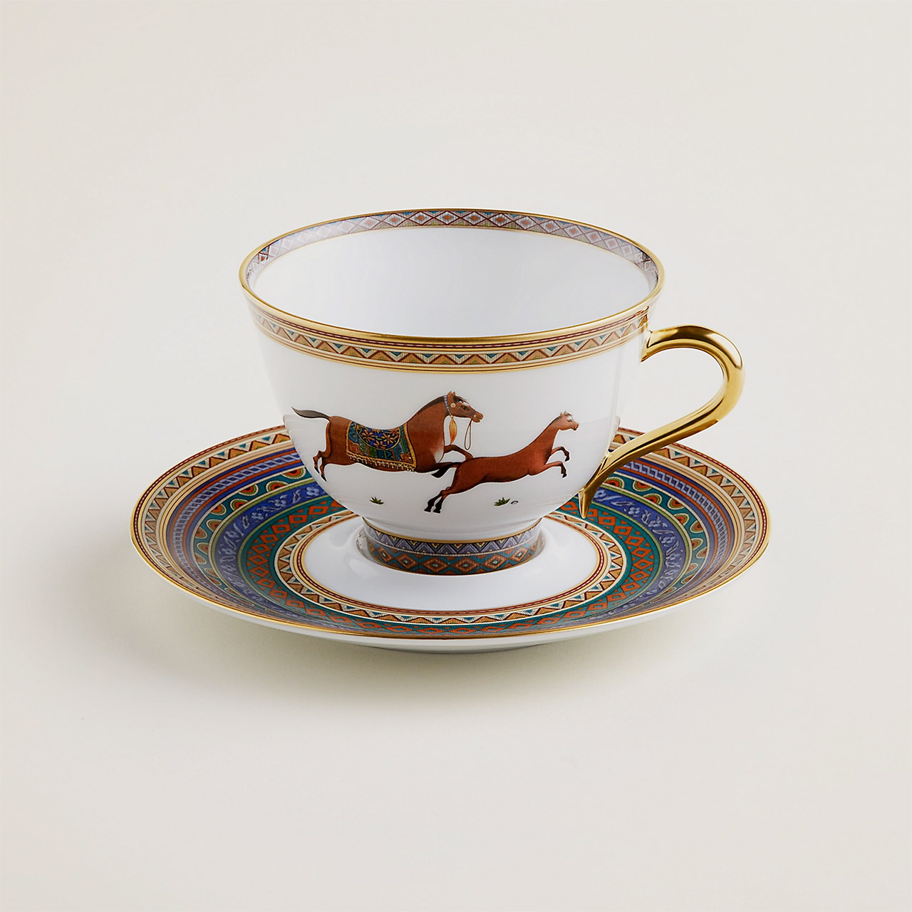 Coffee/Tea cup with saucer 0.23 l no. 6